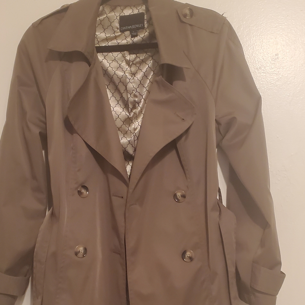 Pleated Trench Coat